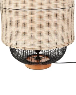 Bordlampe TANGANYIKA Rattan Naturlig