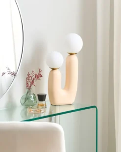 Bordlampe TULUN Beige