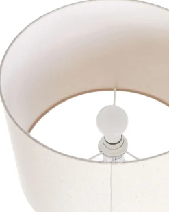 Bordlampe VENTA Keramik Hvid
