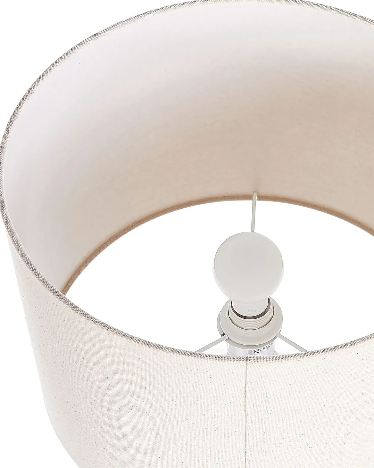 Bordlampe VENTA Keramik Hvid