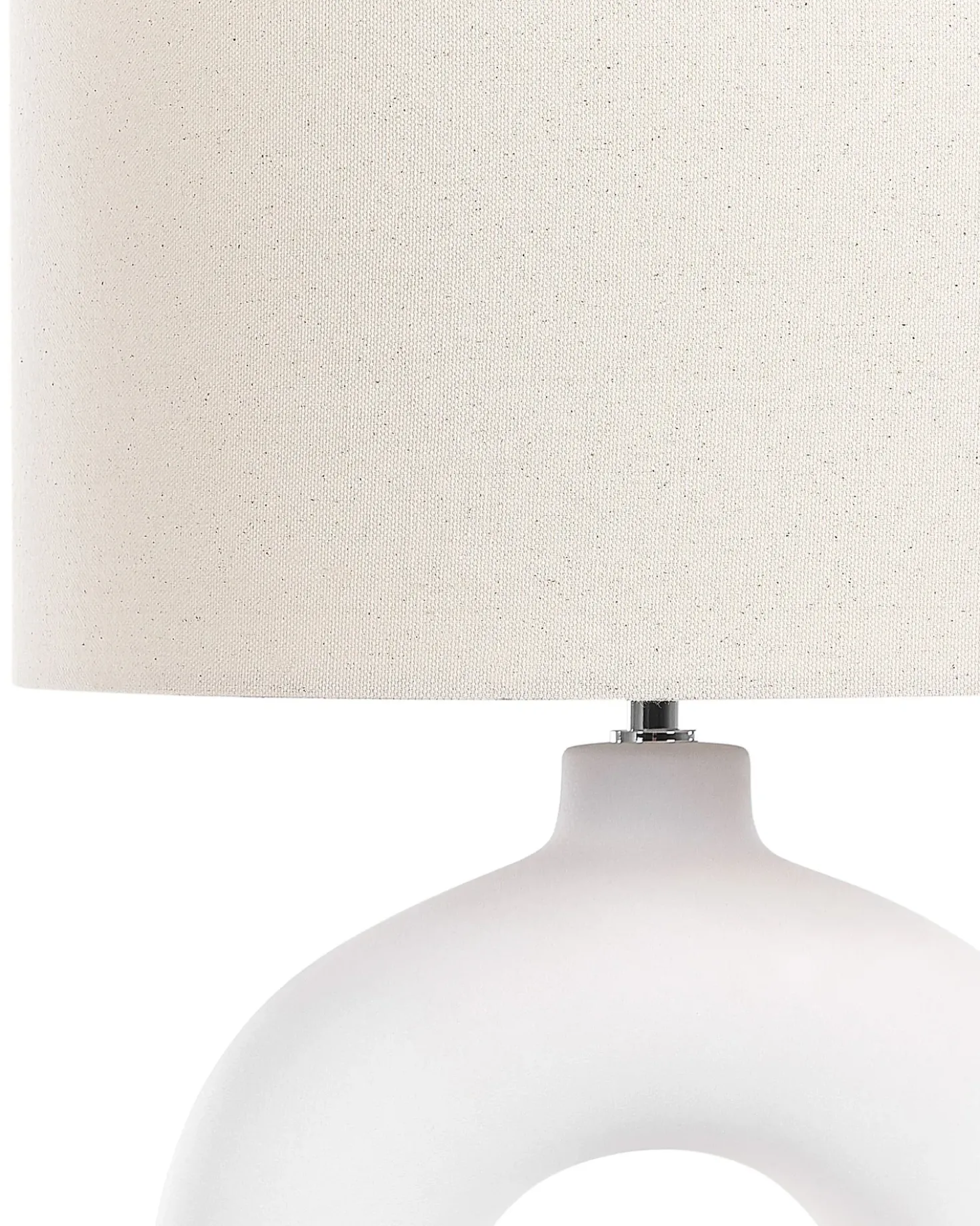 Bordlampe VENTA Keramik Hvid