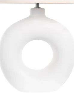 Bordlampe VENTA Keramik Hvid