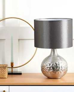 Bordlampe YAKIMA Porcelæn Grå