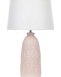 Bordlampe ZARIMA Keramik Lyserød