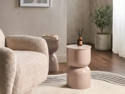 Bord LETTA Metal Lys Beige