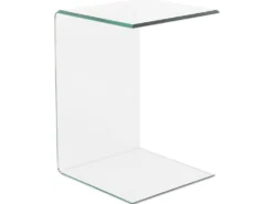 Bord LOURDES Hærdet glas Transparent