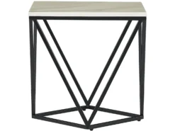 Bord MALIBU Marmor/sort