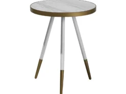 Bord RAMONA Hvid marmor