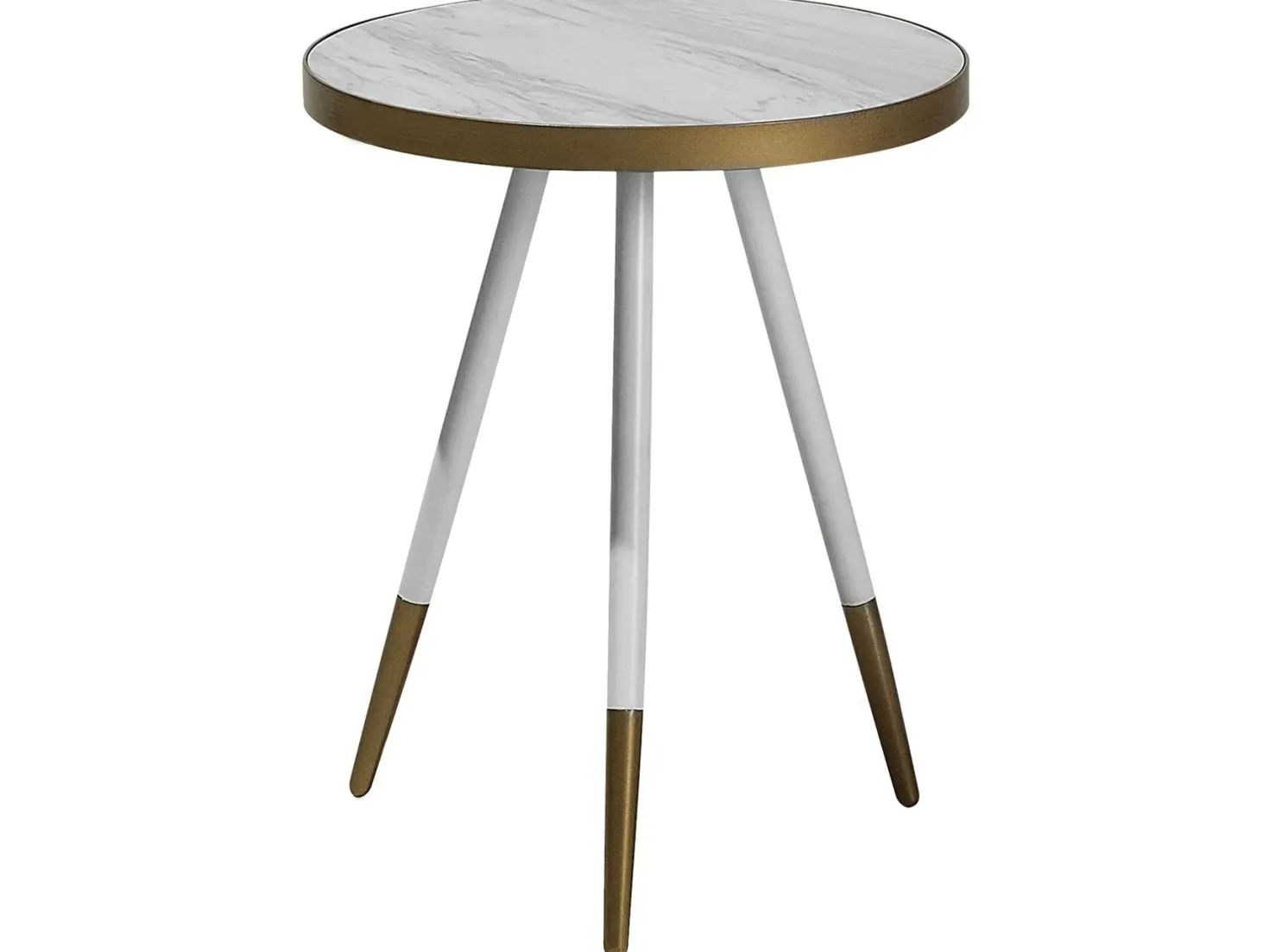 Bord RAMONA Hvid marmor