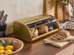 Brødkasse DELECTATION Rustfrit stål Guld