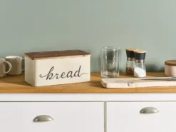 Brødkasse GOURMANDISE Metal Beige