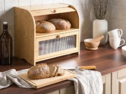 Brødkasse LEVAIN Bambus Lysebrun