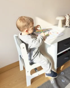 Børnebord med stole YALGOO Hvid
