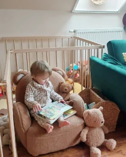 Børnelænestol Bamse BOO Boucle Brun