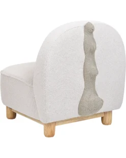 Børnelænestol Dinosaur FABORG Lys Beige