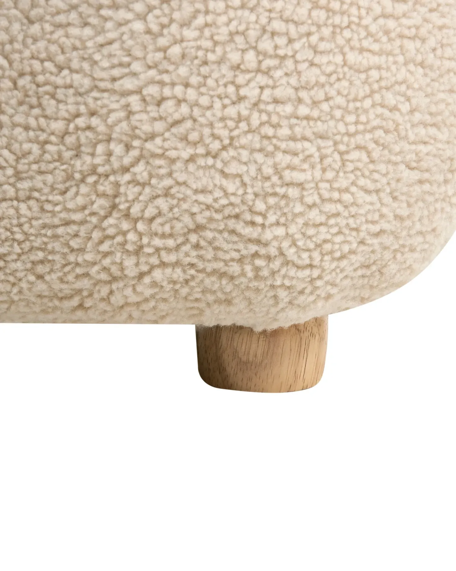 Børnelænestol Enhjørning LULEA Boucle Lys Beige
