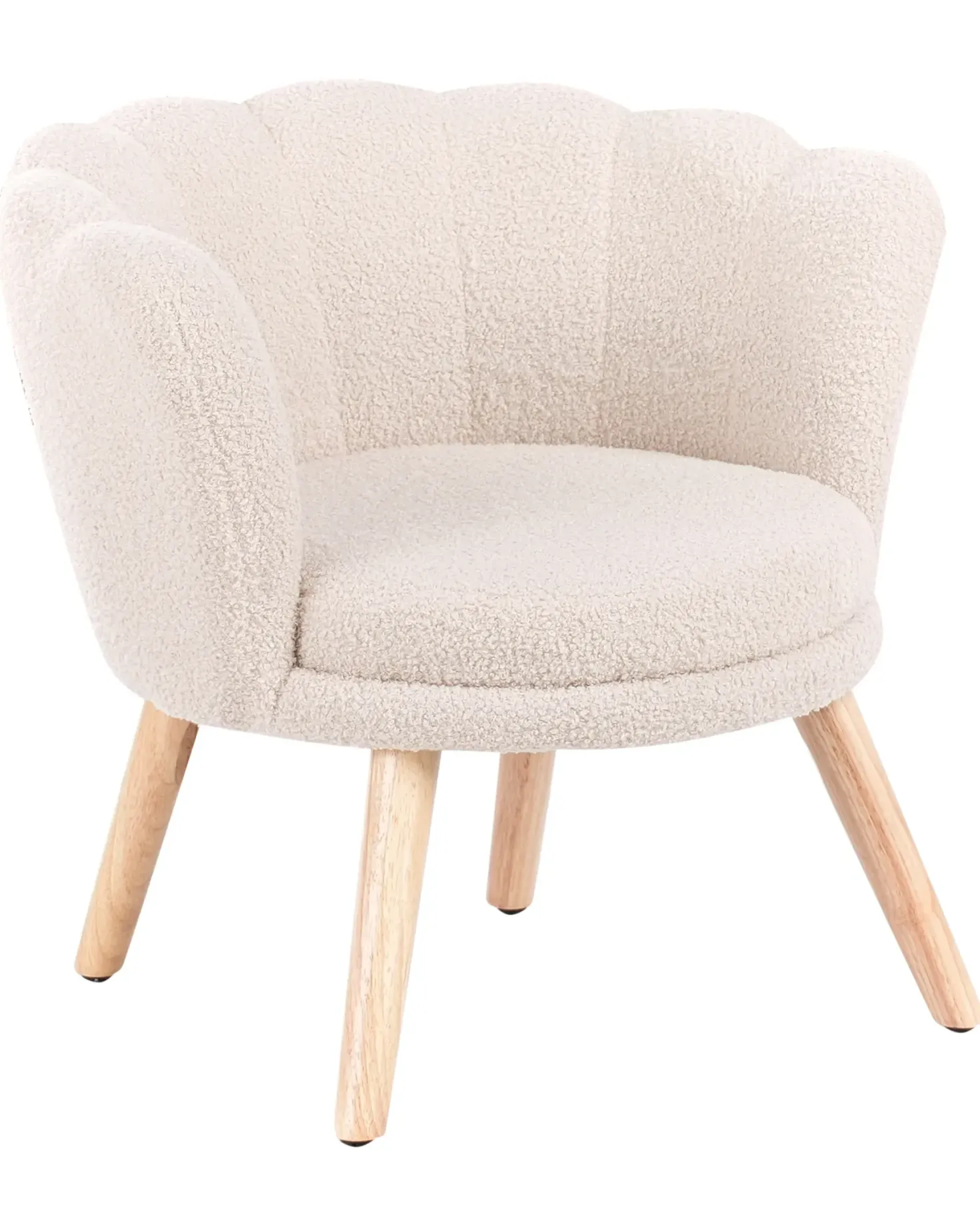 Børnelænestol HALBY Boucle Lys Beige