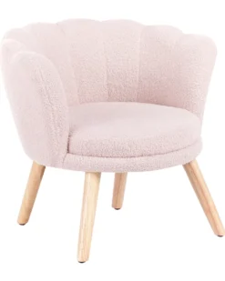 Børnelænestol HALBY Boucle Pastellrosa