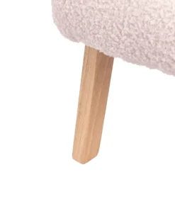 Børnelænestol LINDE Boucle Pastellrosa