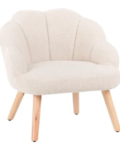 Børnelænestol MILAND Boucle Lys Beige