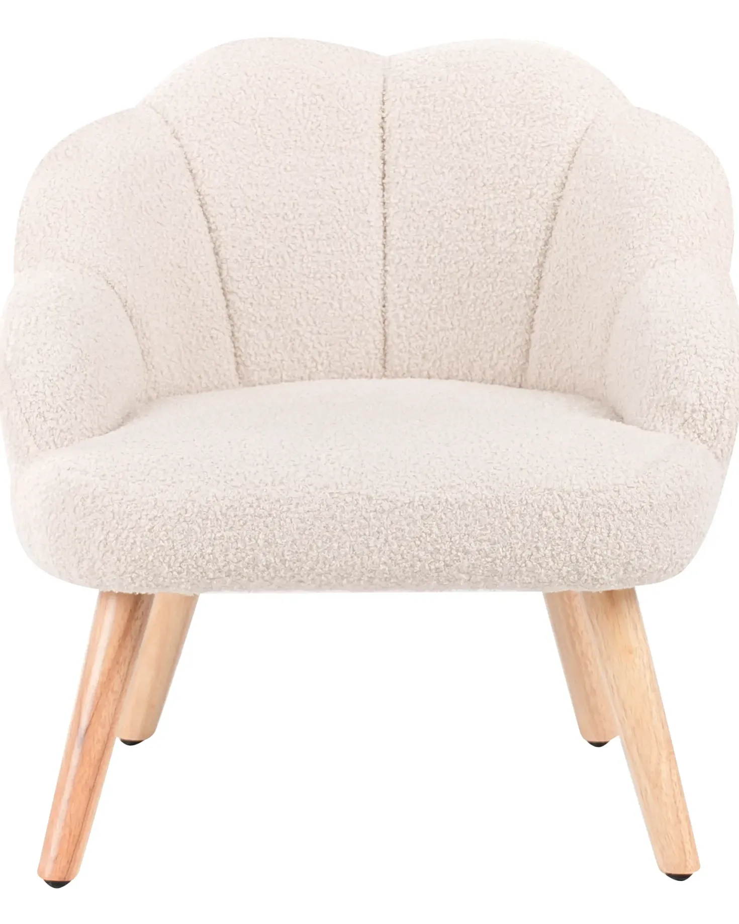 Børnelænestol MILAND Boucle Lys Beige
