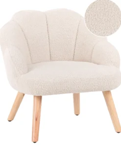Børnelænestol MILAND Boucle Lys Beige