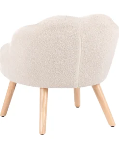 Børnelænestol MILAND Boucle Lys Beige