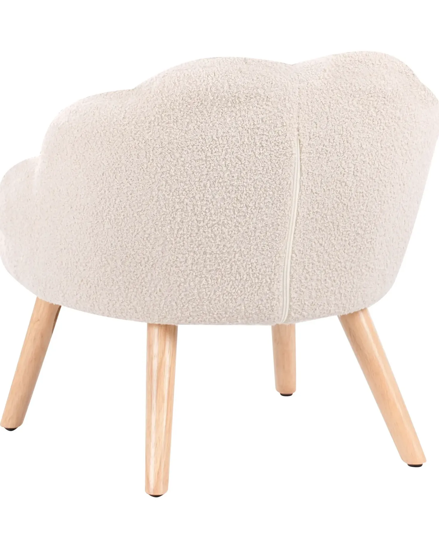 Børnelænestol MILAND Boucle Lys Beige