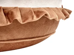 Børnepuf MAROT Velour Brun