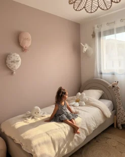 Børneseng ANET 90 x 200 cm Beige