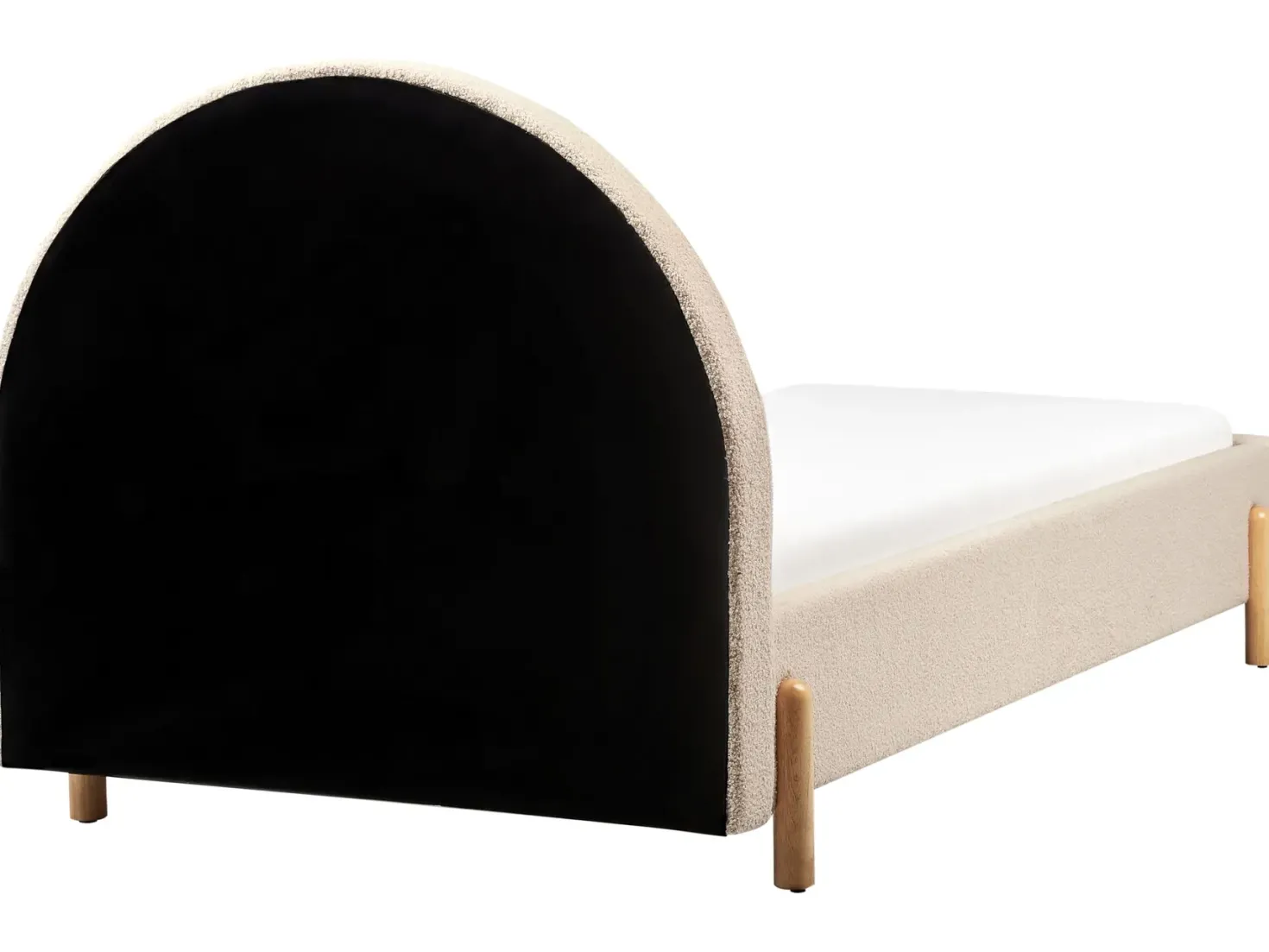 Børneseng Boucle ANET 90 x 200 cm Beige