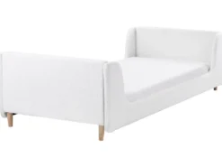 Børneseng Boucle LAYE 90 x 200 cm Cremehvid