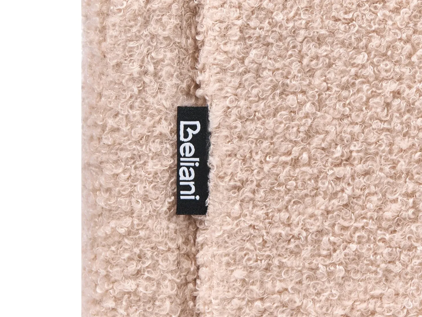 Børneseng Boucle LAYE 90 x 200 cm Beige
