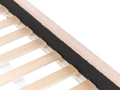 Børneseng Boucle LAYE 90 x 200 cm Beige