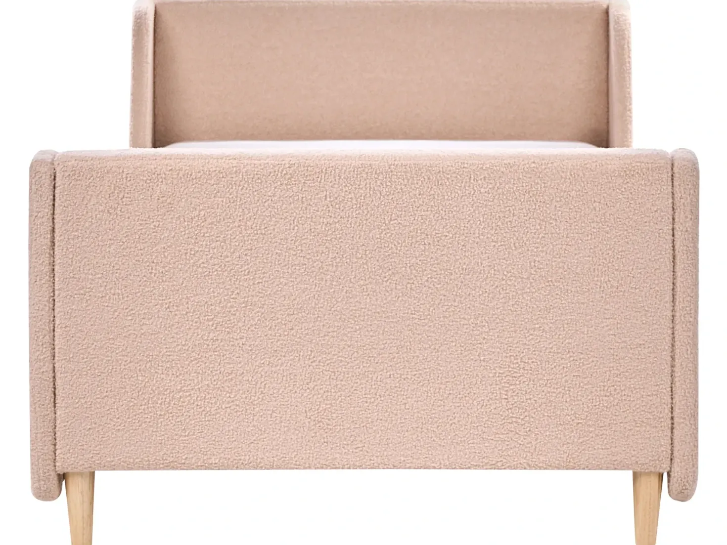 Børneseng Boucle LAYE 90 x 200 cm Beige