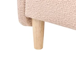 Børneseng Boucle LAYE 90 x 200 cm Beige