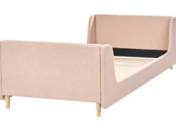 Børneseng Boucle LAYE 90 x 200 cm Beige