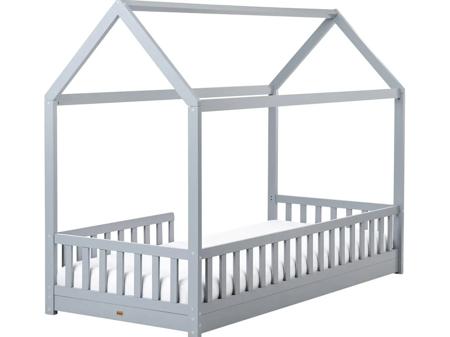 Børneseng Hus Fyretræ COSSAYE 90 x 200 cm Grå