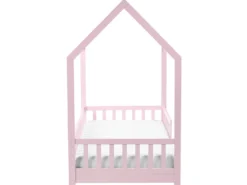 Børneseng Hus Fyretræ COSSAYE 90 x 200 cm Pastellrosa