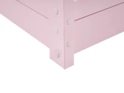 Børneseng Hus Fyretræ COSSAYE 90 x 200 cm Pastellrosa