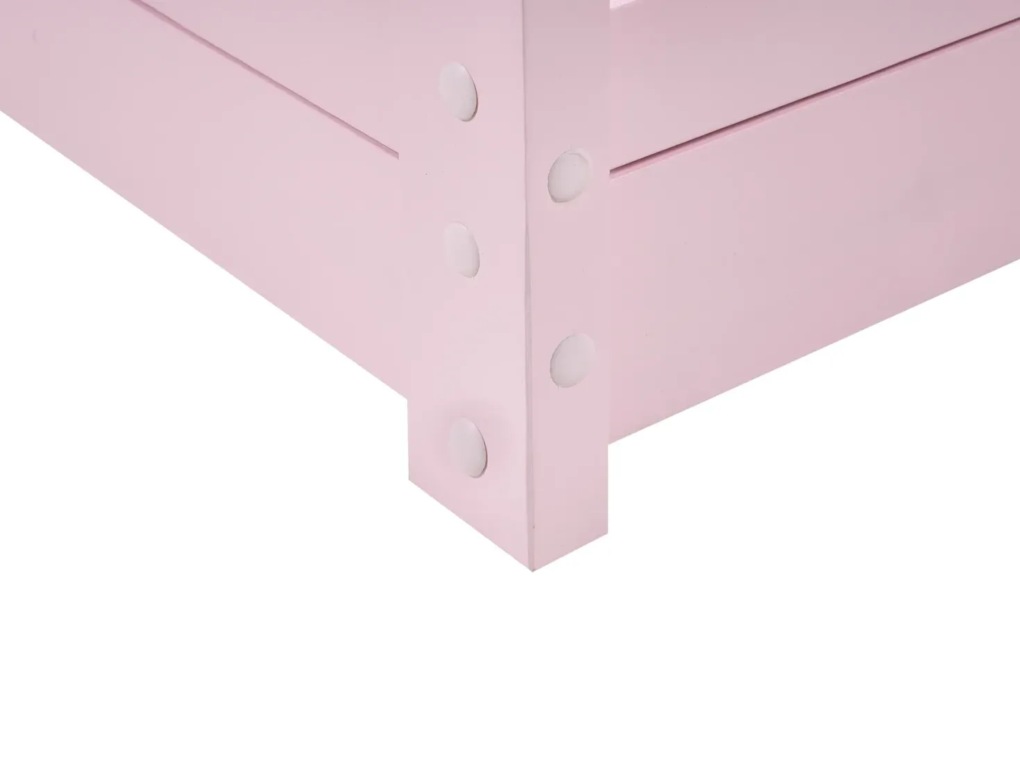 Børneseng Hus Fyretræ COSSAYE 90 x 200 cm Pastellrosa