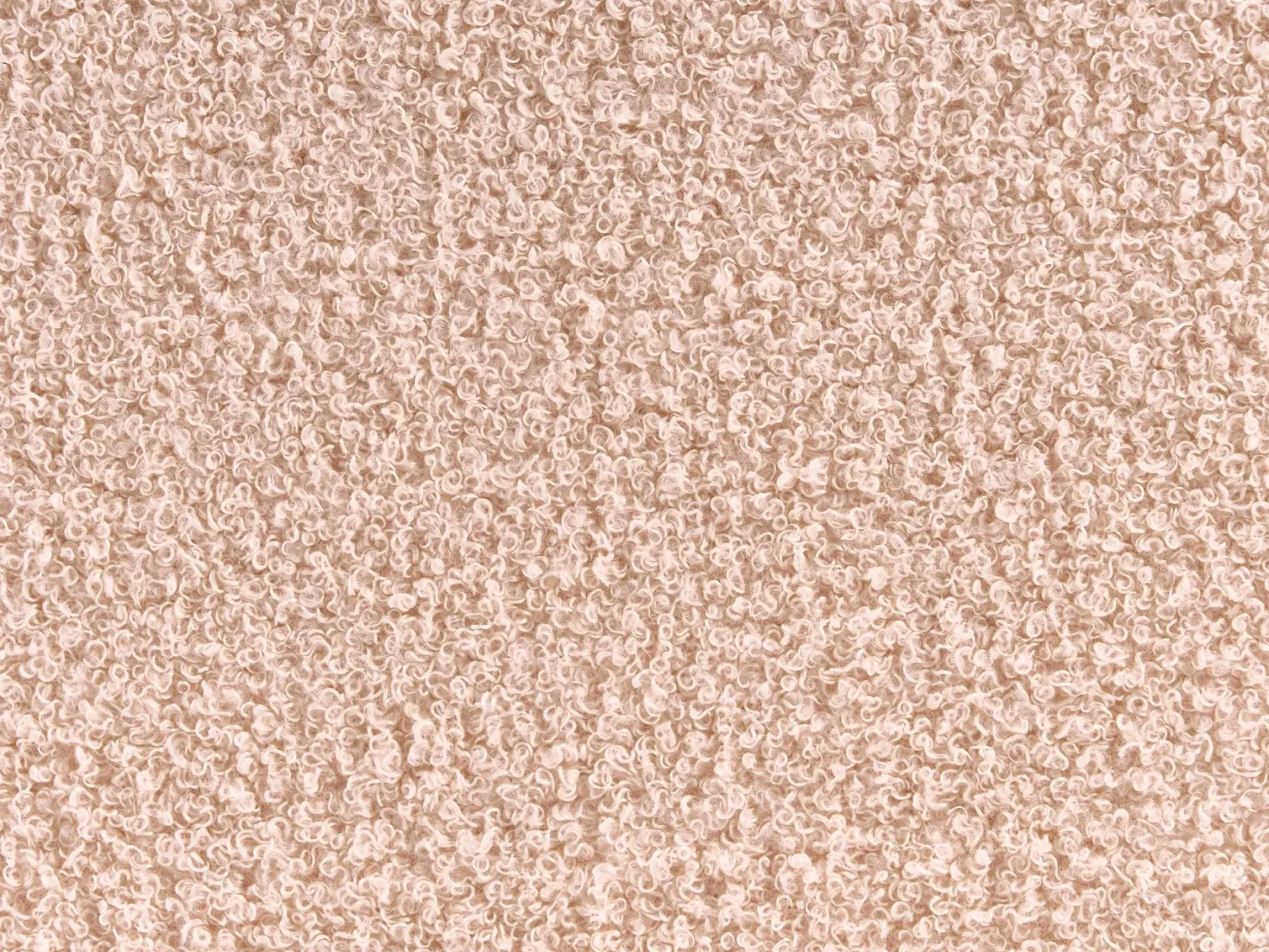 Børneseng Kanin Boucle PERROS 90 x 200 cm Beige