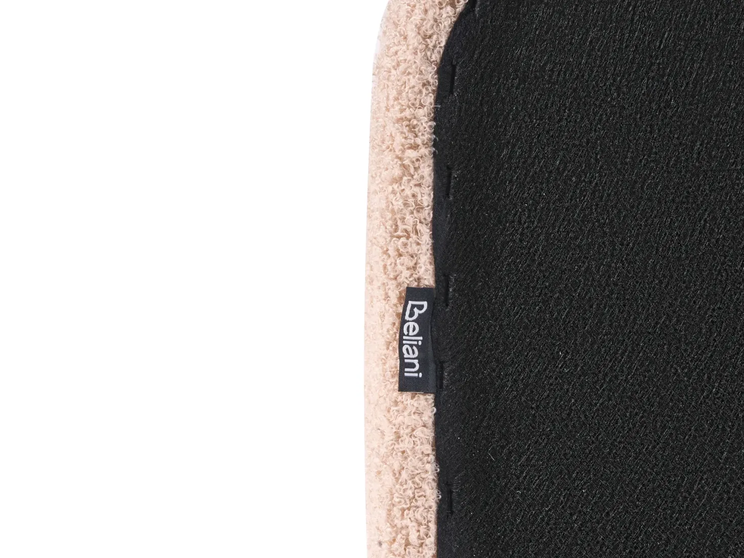 Børneseng Kanin Boucle PERROS 90 x 200 cm Beige