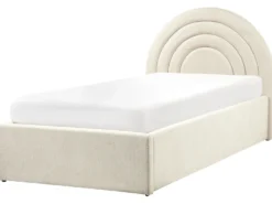 Børneseng med opbevaring ANET 90 x 200 cm Beige