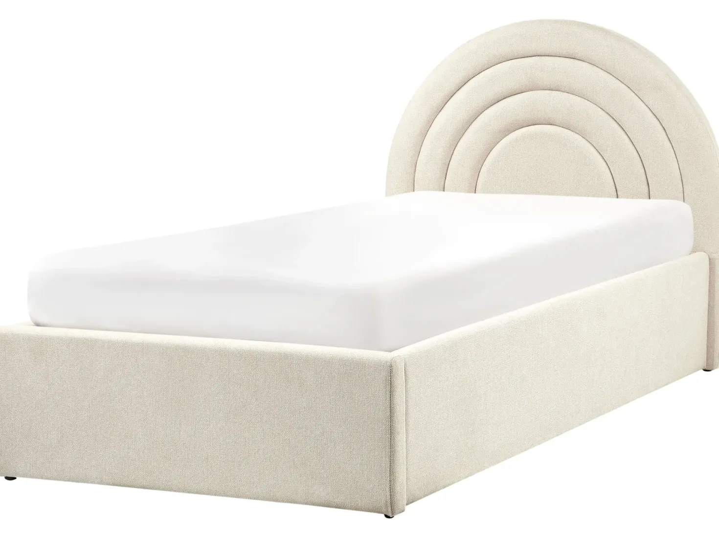 Børneseng med opbevaring ANET 90 x 200 cm Beige