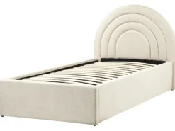 Børneseng med opbevaring ANET 90 x 200 cm Beige