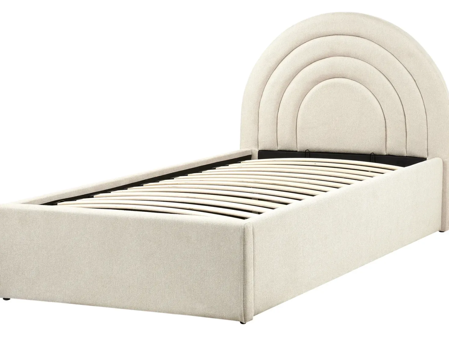 Børneseng med opbevaring ANET 90 x 200 cm Beige