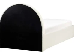 Børneseng med opbevaring Boucle ANET 90 x 200 cm Cremehvid