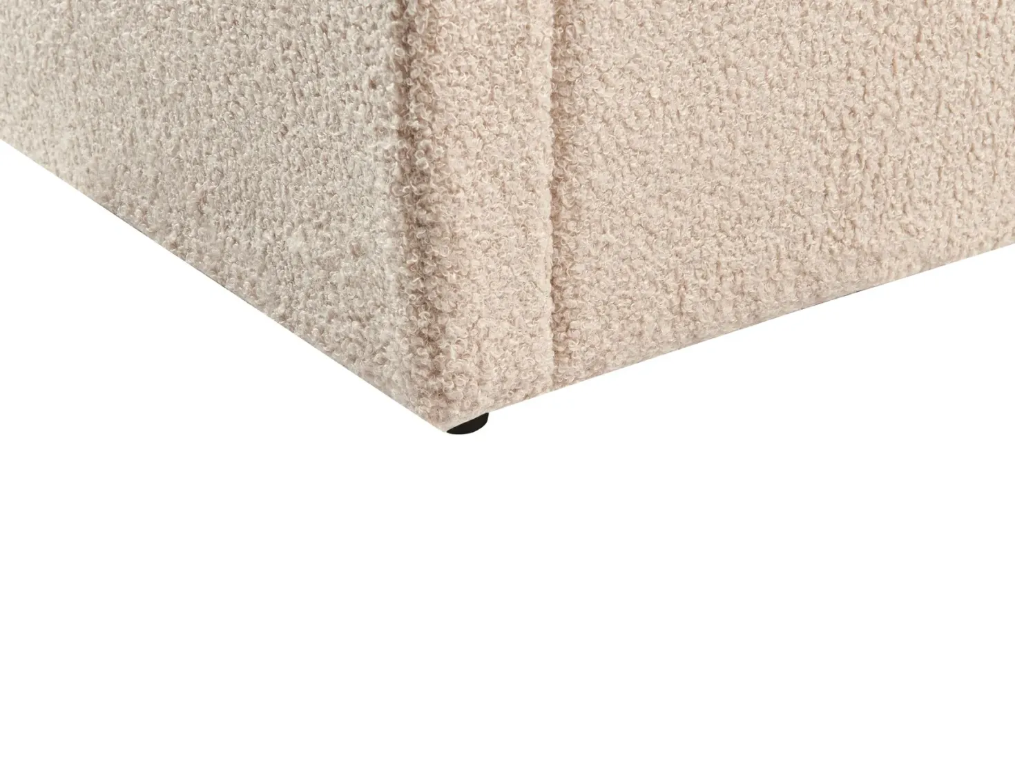 Børneseng med opbevaring Boucle ANET 90 x 200 cm Beige