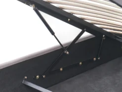 Børneseng med opbevaring Krone Velour GRISETOT 90 x 200 cm Grå